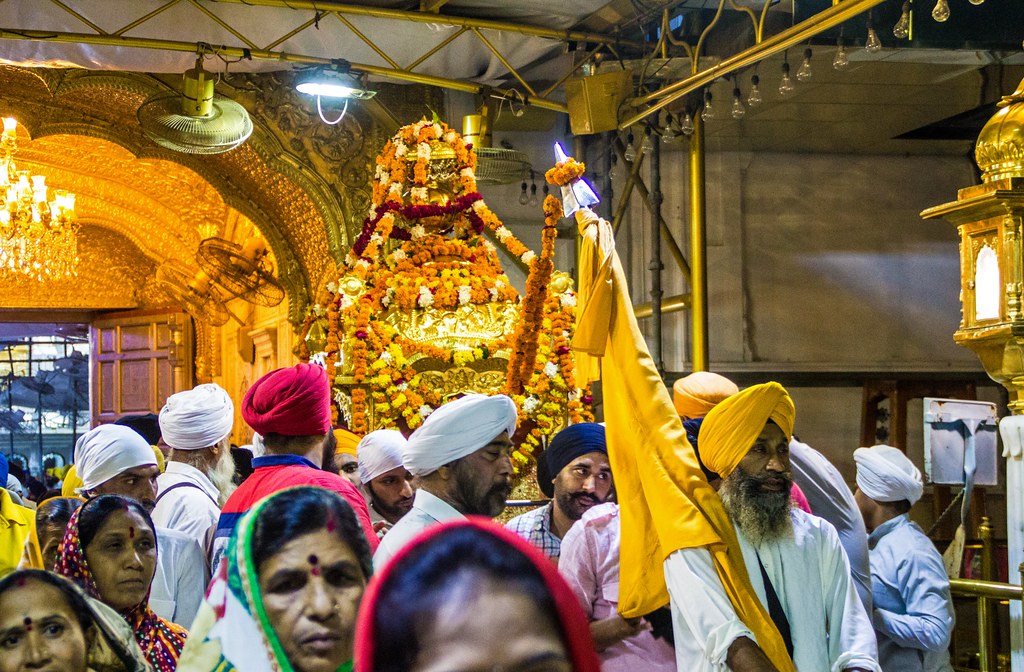 Palki Sahib Ceremony at Golden Temple