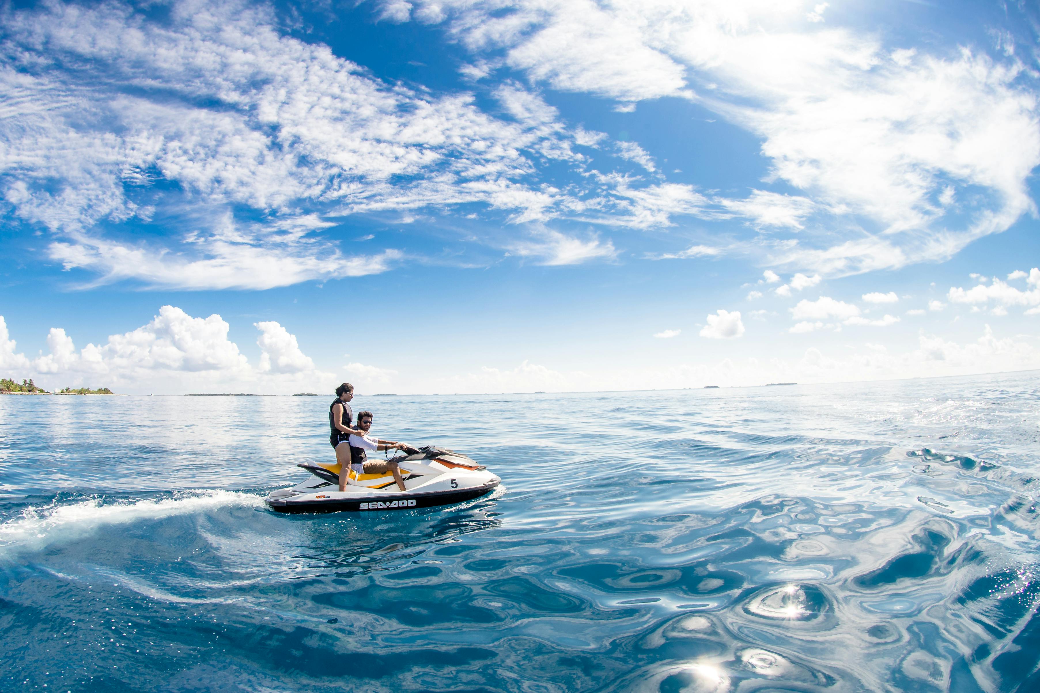 Jet Skiing In Maldives