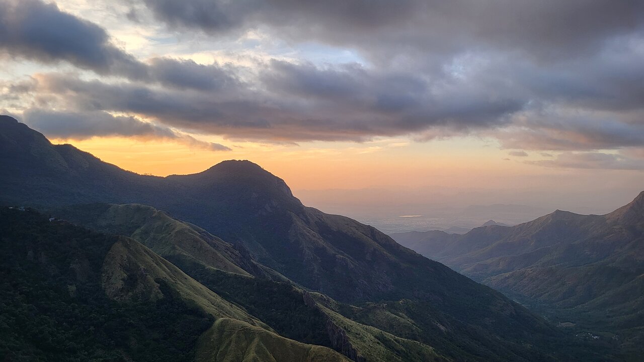 Sunset View at Top Station Munnar