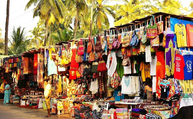 Calangute market square