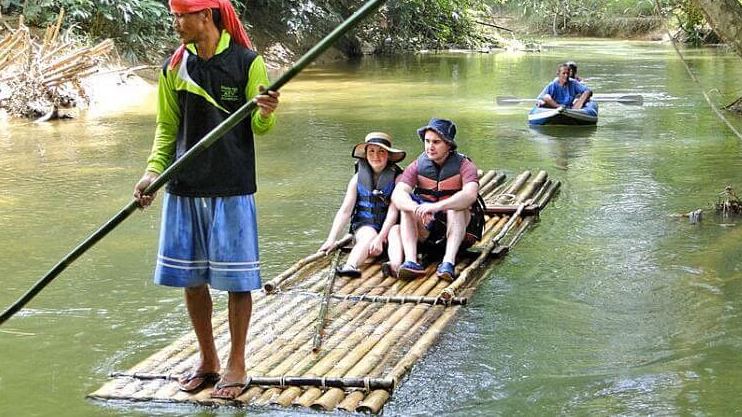 Bamboo Rafting at Meesapulimala Munnar