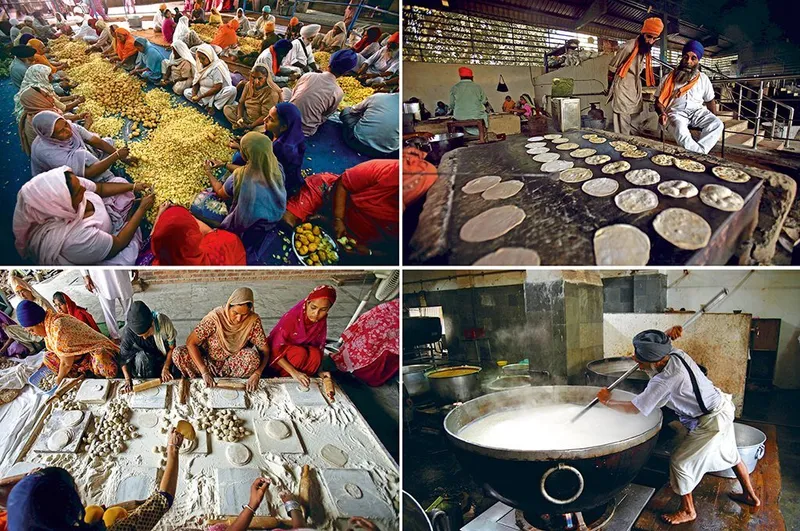seva at Golden Temple