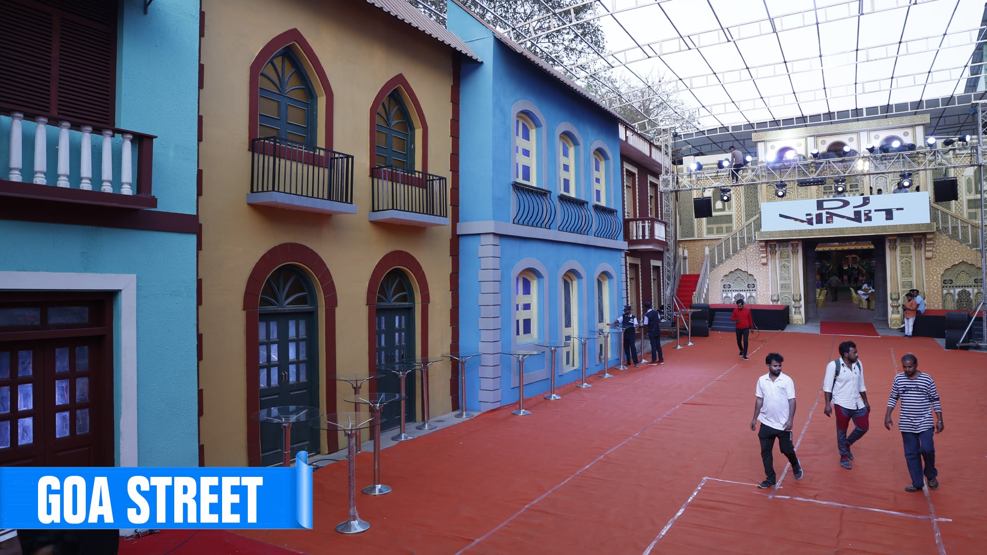 Bollywood indoor film set during studio tour